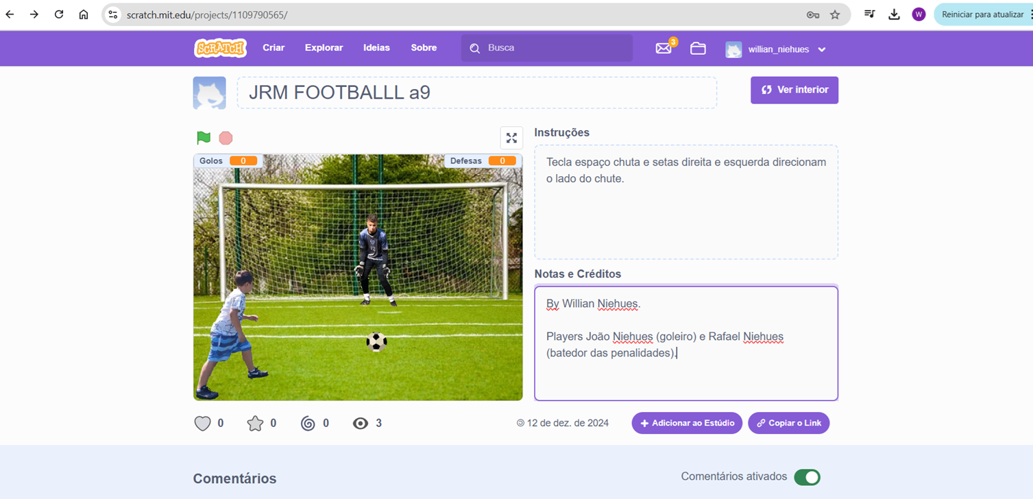 Imagem do player JRM FOOTBALLL